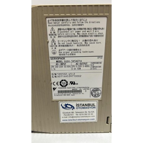 YASKAWA SGDV-5R5A01A 